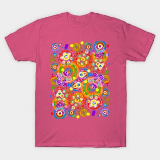 Psychedelic Trippy Abstract black light Art T-Shirt